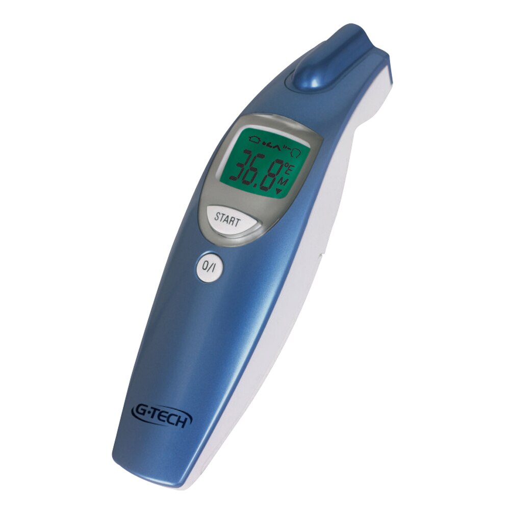 Term Metro Digital De Testa Sem Contato G Tech Thgtsc1 Azul Branco Term Metro Digital De Testa Sem Contato G Tech Thgtsc1 Azul Branco