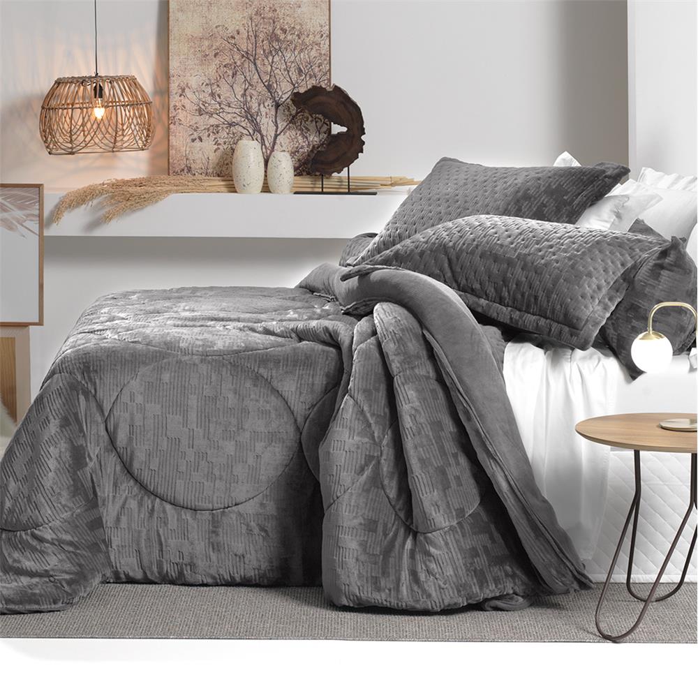 Edredom Queen Altenburg Blend Elegance Em Plush 100 Poliester 240