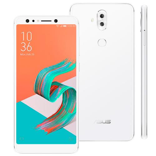 Menor preço em Smartphone Asus Zenfone 5 Selfie Pro Branco 128GB, Tela 6.0", 4GB RAM, Câmeras Duplas, Sensor Biométrico, Processador Octa Core e Android 7.0