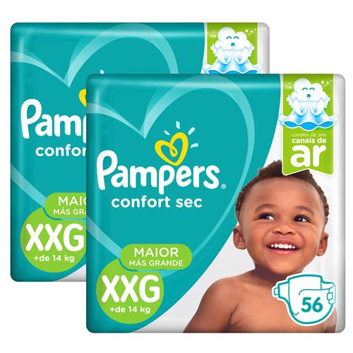 Fralda Pampers Confort Sec XXG - 112 Unidades é boa?