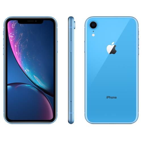 Menor preço em iPhone XR Apple Azul 128GB, Tela Retina LCD de 6,1”, iOS 12, Câmera Traseira 12MP, Resistente à Água e Reconhecimento Facial