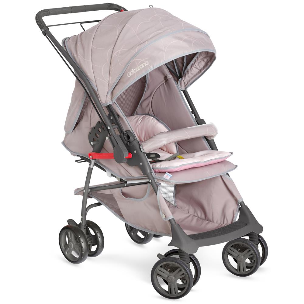 Carrinho de Bebê Galzerano Travel System Maranello - Grafite/Cinza