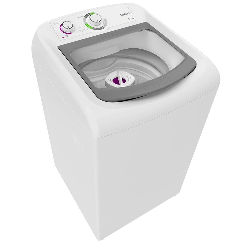 Lavadora de Roupas Consul 9Kg CWB09AB com Dosagem Extra Econômica - Branca
