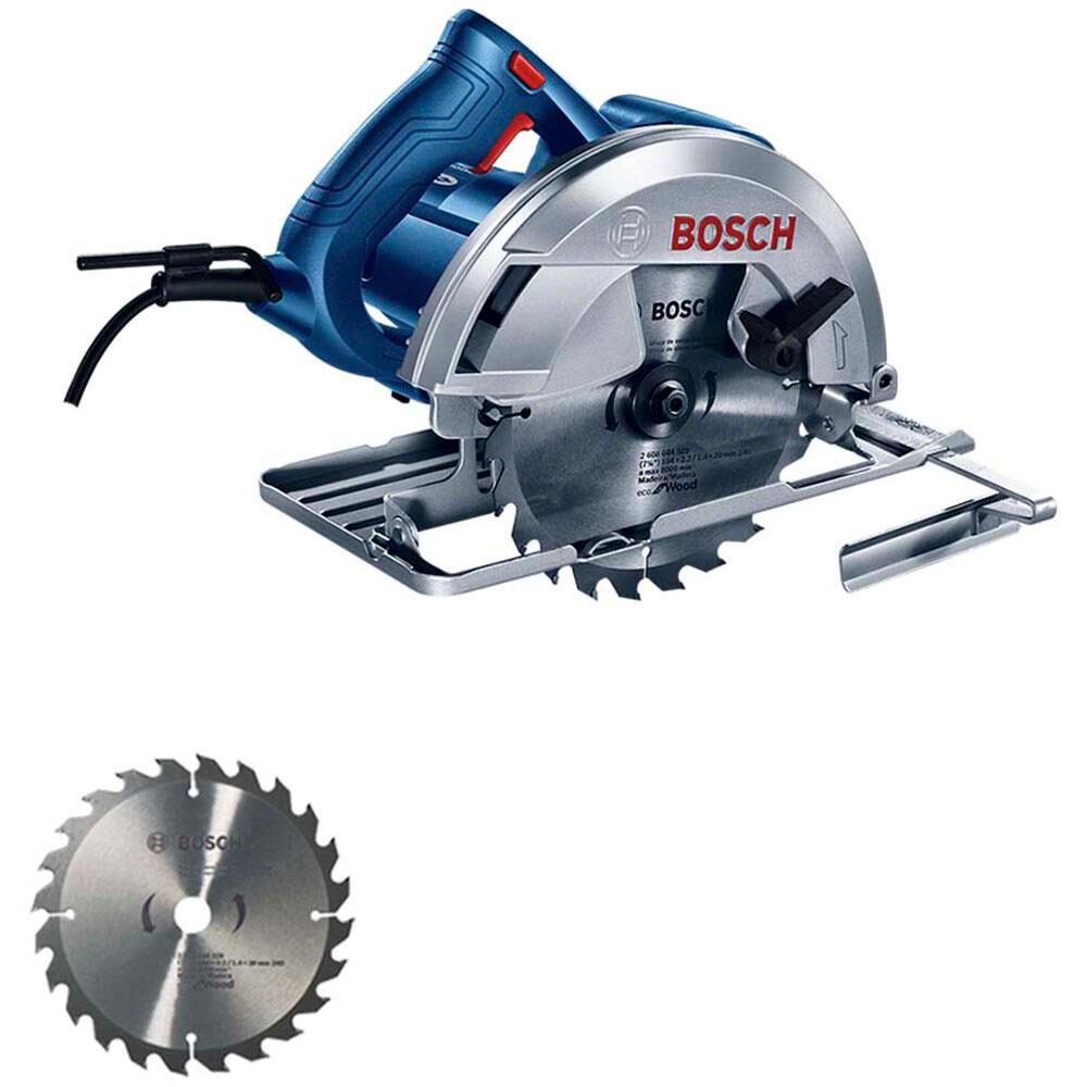 Serra Circular Bosch GKS 150 1.500W com Disco de Serra e Guia Paralelo