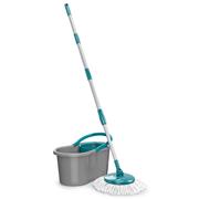 Mop Giratório FlashLimp Fit MOP5010 com Balde - Cinza/Verde