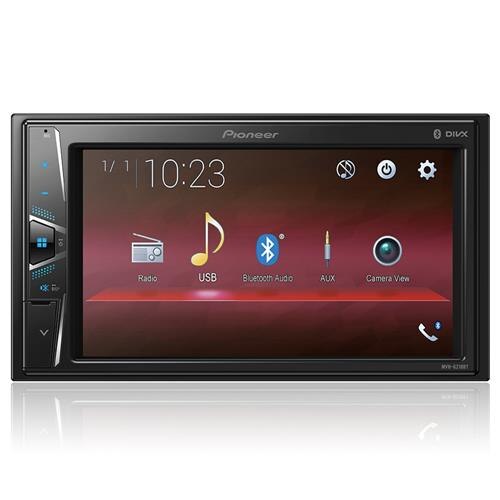Menor preço em Central Multimídia Pioneer MVH-G218VBT 2DIN com Tela LCD 	6,2” Entrada USB, Bluetooth e Equalização