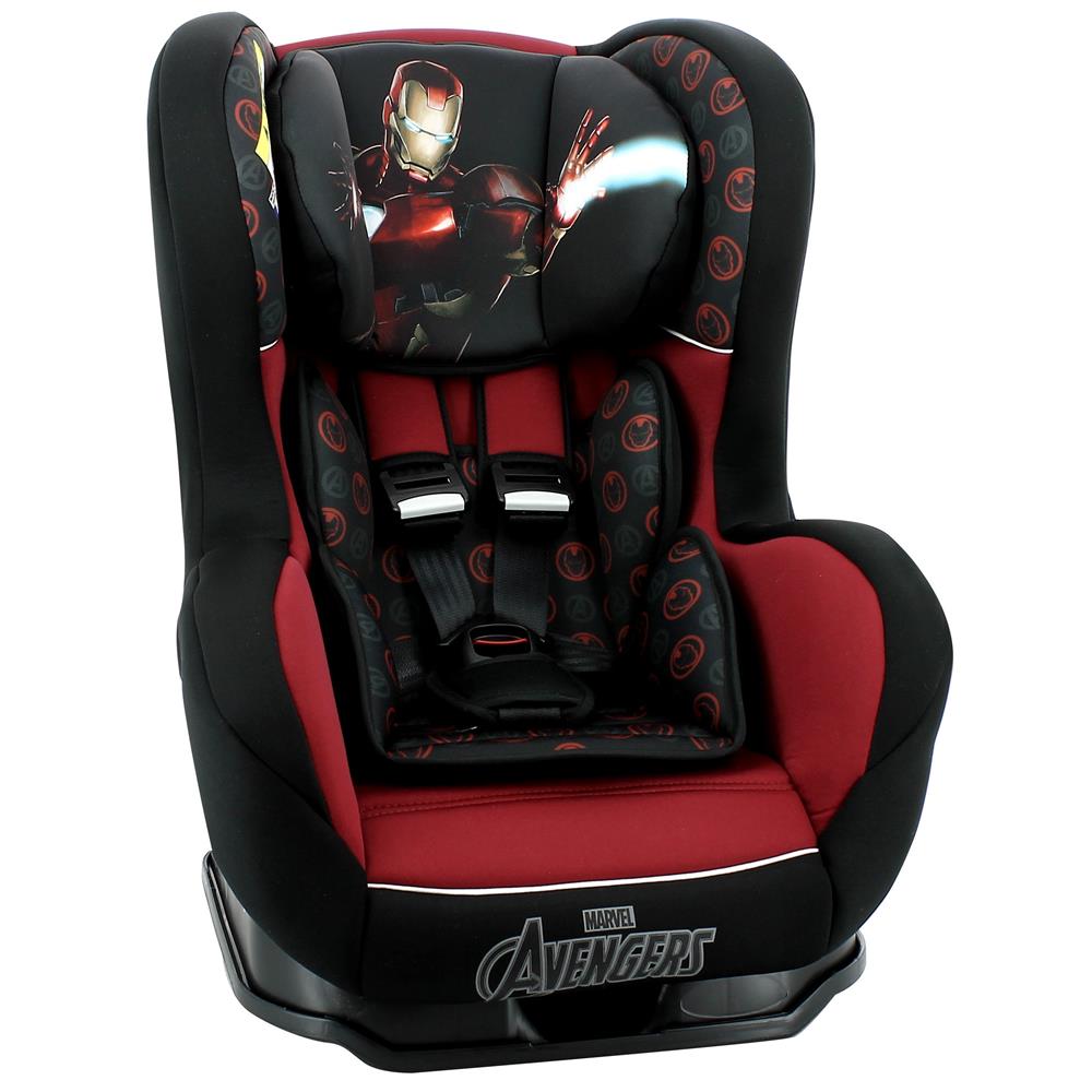 Cadeira Para Automóvel Team Tex Marvel Homem de Ferro - 0 a 25kg - Preta