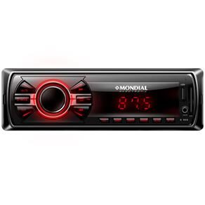 Som Automotivo Mondial Ar-06 Bluetooth, Entradas USB, SD, Auxiliar, Mp3