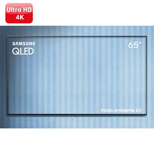 Menor preço em Smart TV QLED 65" UHD 4K Samsung 65Q80 Pontos Quânticos, Direct Full Array 8x, HDR 1500, Única Conexão, Modo Ambiente, Controle Remoto Único - 2019