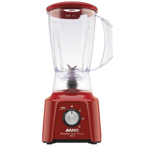 Menor preço em Liquidificador Arno Power Mix Plus LQ21 com 3 Velocidades 550W – Vermelho