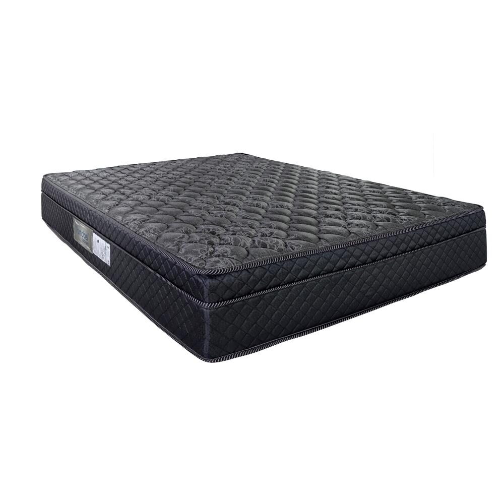 Colchão de Casal Portobel Diplomata Light com Pillow Top e Molas Ensacadas 30x138x188 cm - Preto