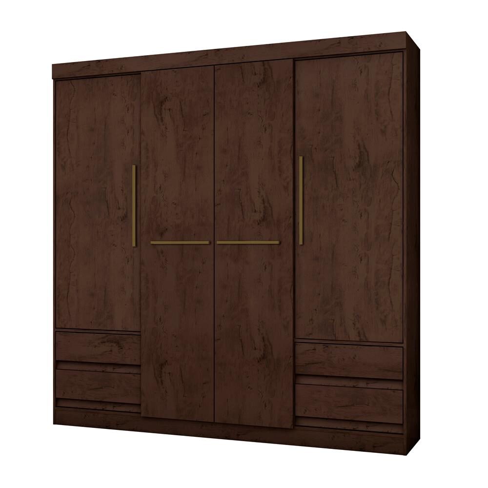 Guarda-Roupa Araplac Suíça com 4 Portas e 4 Gavetas