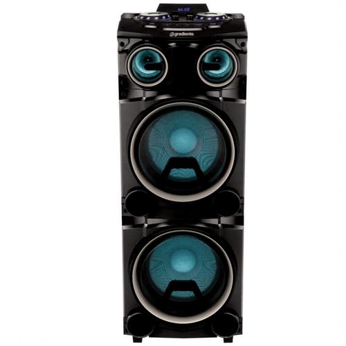 Menor preço em Caixa Amplificada Gradiente Power Bass GCA103 com Bluetooth, Rádio FM, Entrada Microfone e USB - 1500W