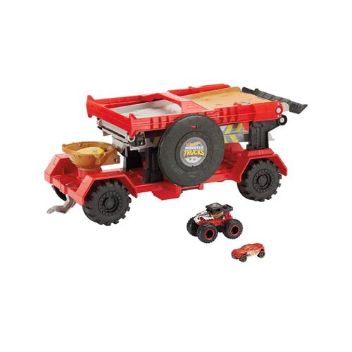 Menor preço em Conjunto Hot Wheels Mattel Monster Trucks Reboque Radical 
