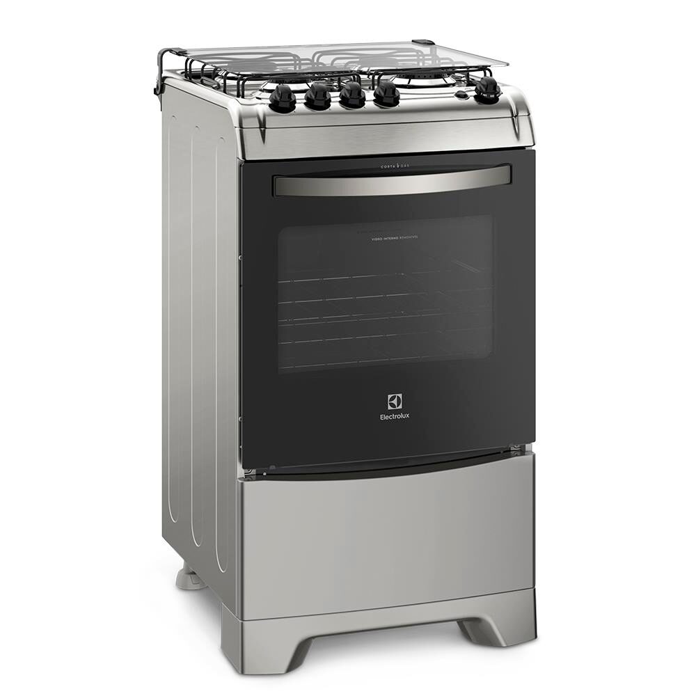 Fogão Electrolux 4 Bocas 52LXU com Queimadores Robustos – Silver