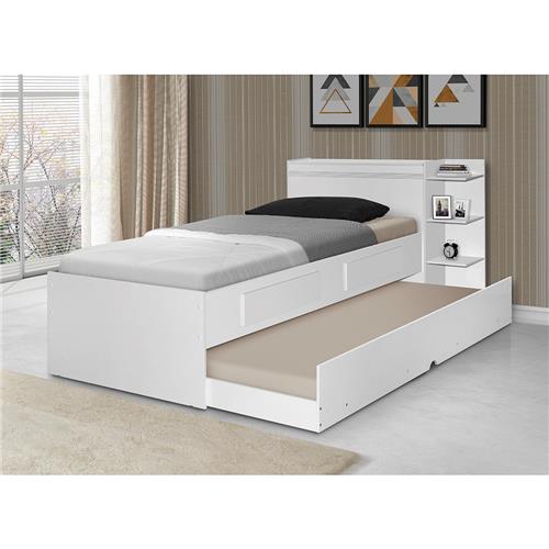 Cama Bibox de Solteiro Gabrielli Novais com Baú e 2 Gavetas é boa?