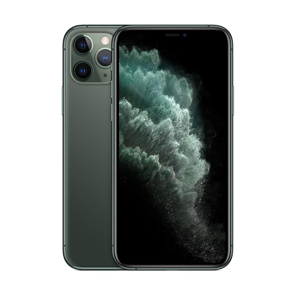 iPhone 11 Pro Apple com 64GB, Tela Retina HD de 5,8”, iOS 13, Tripla Câmera Traseira, Resistente à Água e Bateria de Longa Duração - Verde Meia-Noite