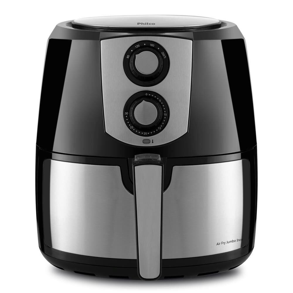 Fritadeira Sem Óleo Philco Air Fryer Jumbo Inox PFR06PI 5,5L