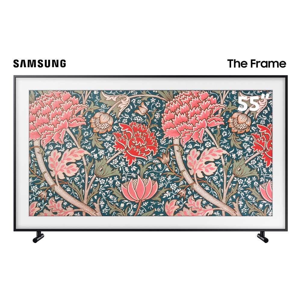 Smart TV QLED 55" UHD 4K Samsung The Frame 55LS03R com Pontos Quânticos, Coleção Samsung, Art Store, Única Conexão, Modo Arte, HDMI e USB