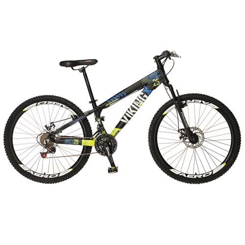Bicicleta Aro 26 Colli Bike Viking com 21 Marchas e Freio a Disco – Preto/Amarelo é boa?