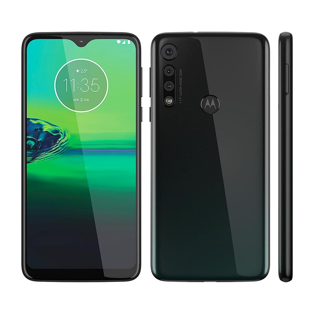 Smartphone Motorola Moto G8 Play Preto Onix 32GB, Tela Max Vision de 6.2” HD+, Câmera Traseira Tripla, Android 9.0 e Processador Octa-Core