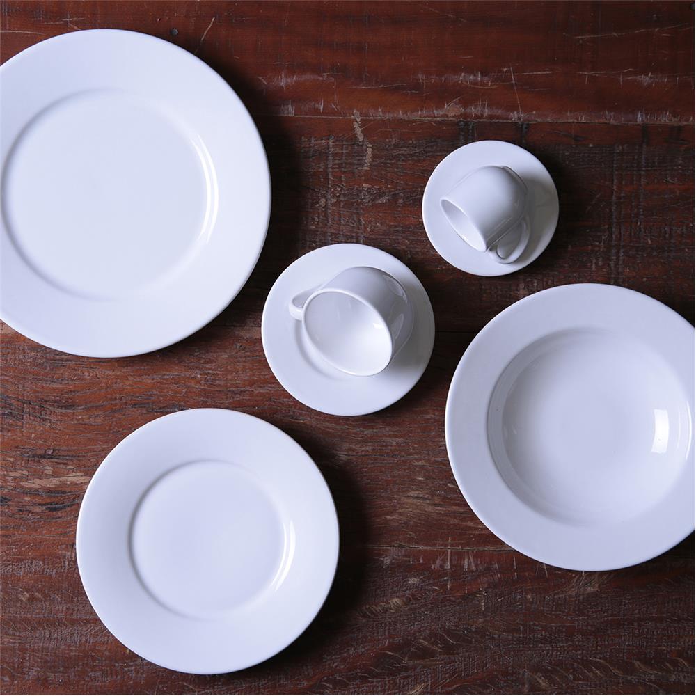 Aparelho de Jantar, Chá, Café e Sobremesa Porto Brasil Mônaco Branco - 42 Peças