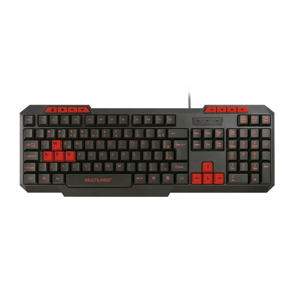 Teclado Multilaser TC242 Slim ABNT