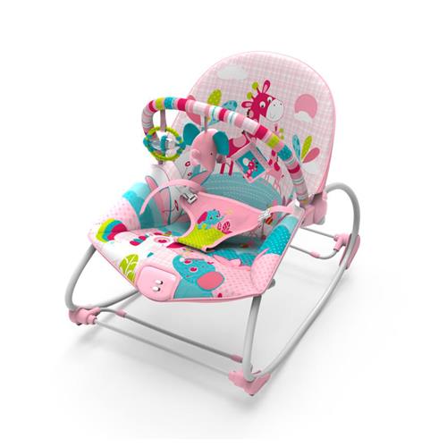 Cadeira de Descanso Mastela Rocker 18kg Musical e Vibratória Girafa – Pink é boa?