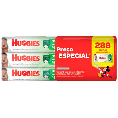 Lenços Umedecidos Huggies Max Clean L6P5 - 288 Unidades é boa?