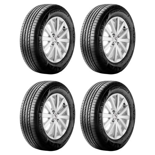 Menor preço em Pneu Aro 16 Continental PowerContact 2 205/55 R16 91V - 4 Unidades