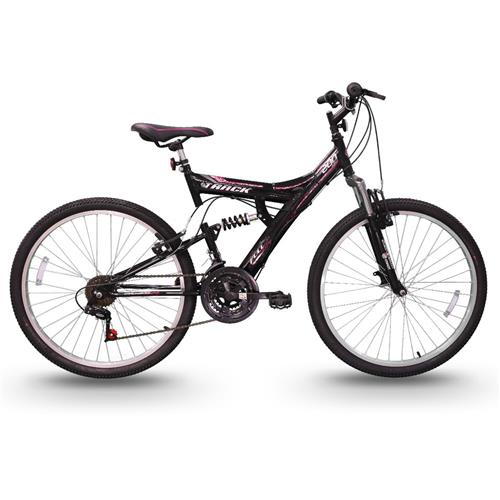Bicicleta Aro 26 Track Bikes TB 200 Mountain Bike com 18 Marchas e Full Suspension – Preta é boa?