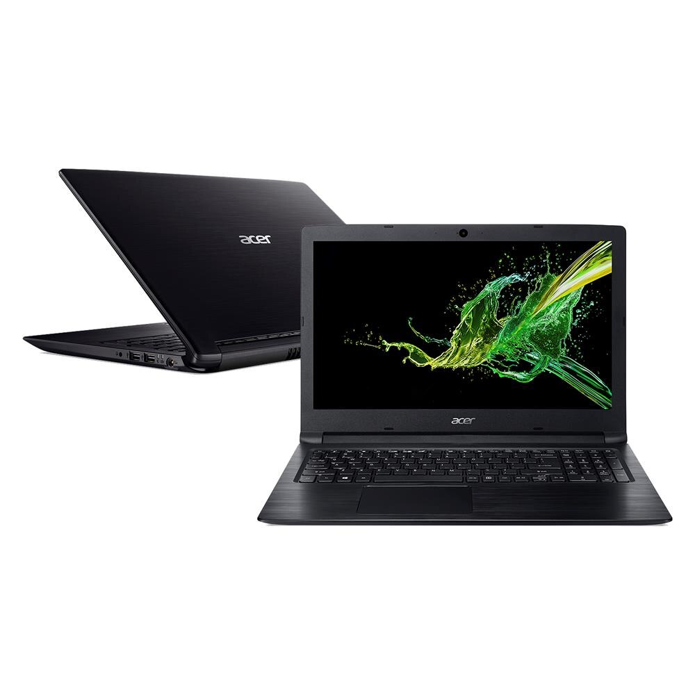 Notebook Acer Aspire 3 A315-53-348W com Intel® Core™ i3-6006U, 4GB, 1TB, USB, HDMI, Wireless, Bluetooth, LED 15,6" e Windows 10 Home