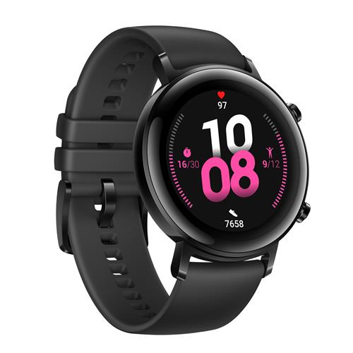 Menor preço em Smartwatch Huawei Watch GT 2 (42mm) Preto com Tela Amoled de 1.2", GPS, Sensor de Frequência Cardíaca e Resistente à Água