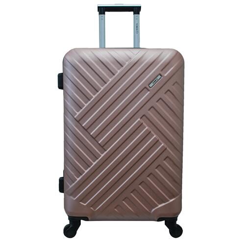 Mala de Bordo Yins Brasil YS21088RO com Rodas Giro 360° em ABS - Rosê é boa?