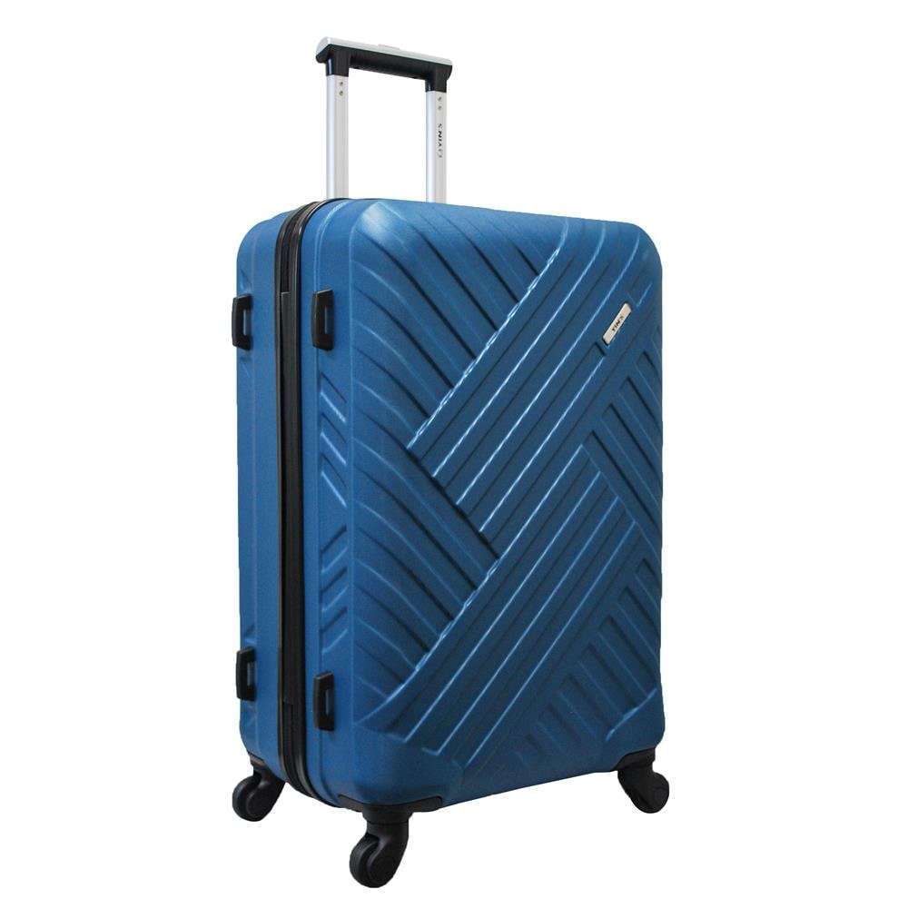 Mala de Viagem Bordo Yins Brasil YS21088A com Rodas Giro 360° em ABS - Azul