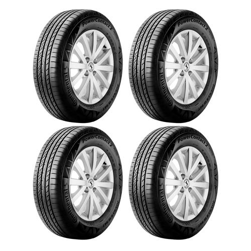 Menor preço em Pneu Aro 16 Continental PowerContact 2 195/55 R16 87H FR - 4 Unidades