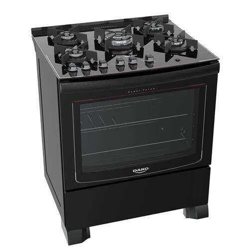 Fogão Dako 5 Bocas Glass com Mesa de Vidro Temperado - Preto é boa?