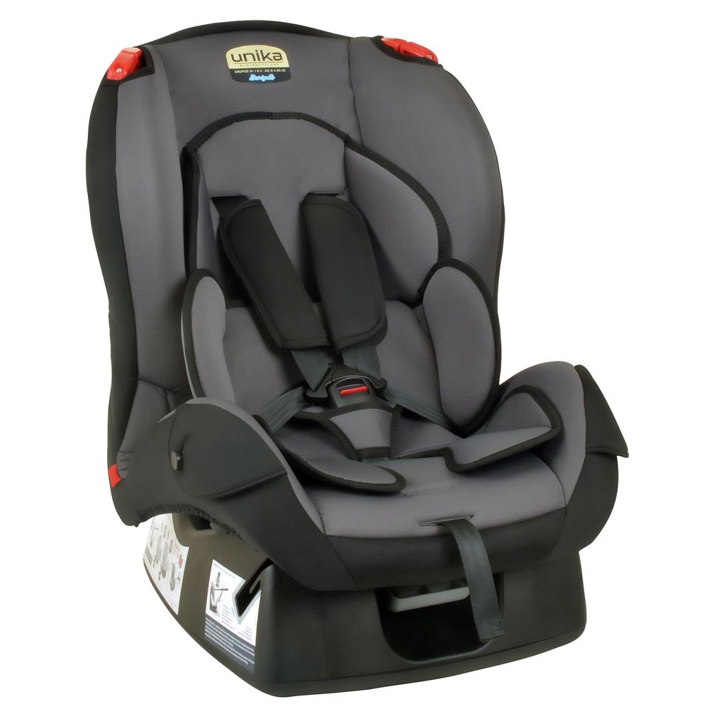 Cadeira para Automóvel Burigotto Unika - 0 a 25kg - Cinza/Preto