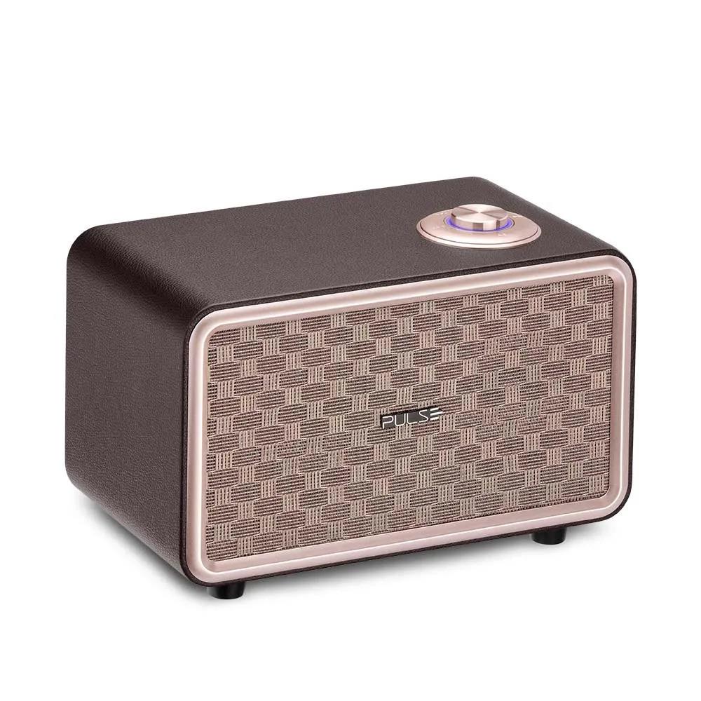 Caixa de Som Portátil Pulse Retrô Presley SP367 com Bluetooth, USB, Micro SD e Rádio FM - 80W