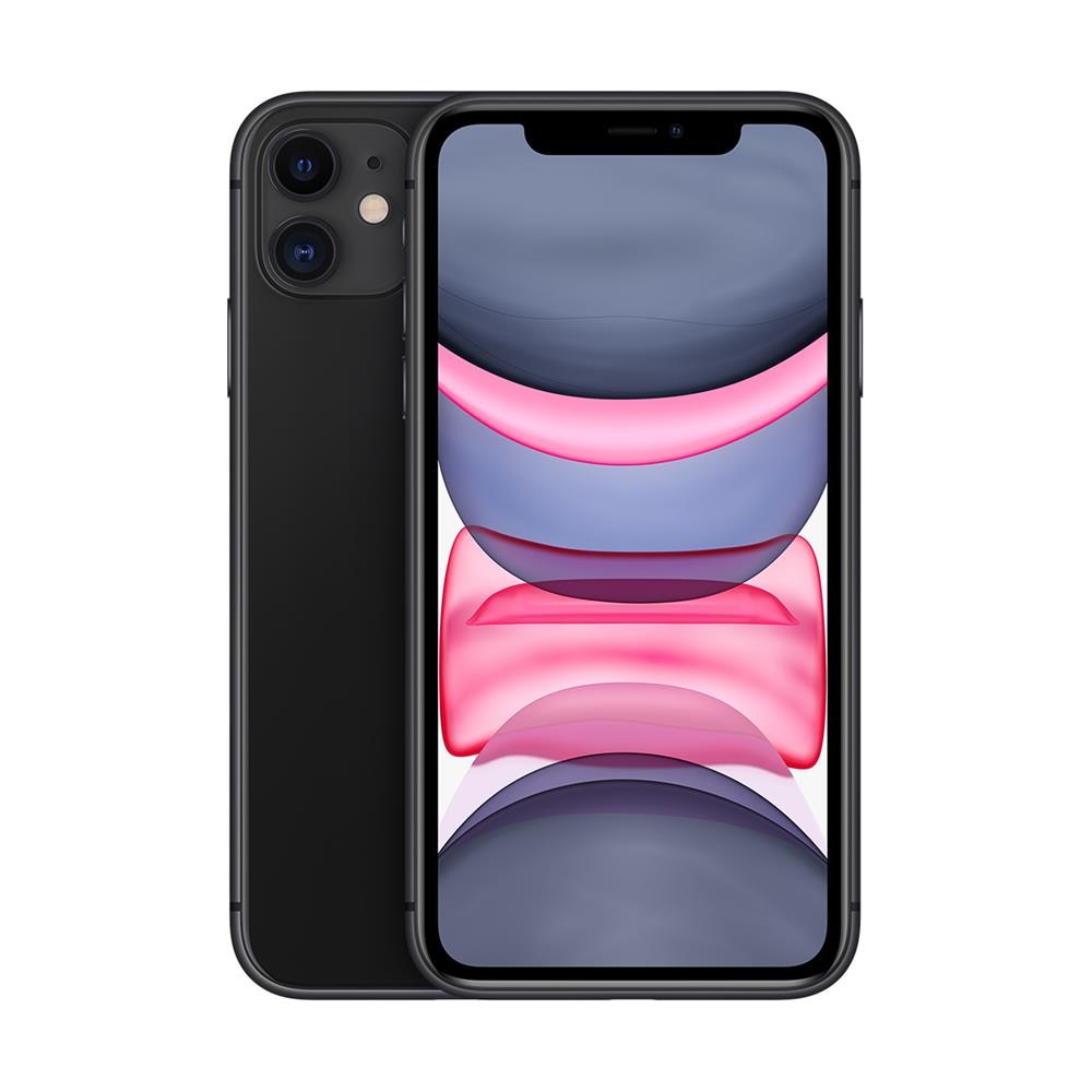 iPhone 11 Apple com 64GB, Tela Retina HD de 6,1”, iOS 13, Dupla Câmera Traseira de 12 MP, Resistente à Água e Bateria de Longa Duração - Preto