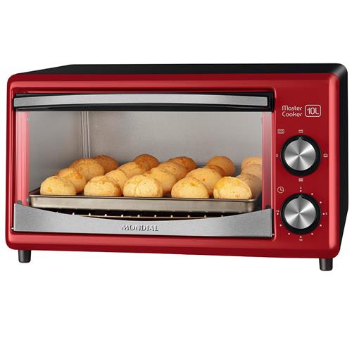 Menor preço em Forno Elétrico Mondial Marter Cooker FR-20 10L 650W – Vermelho