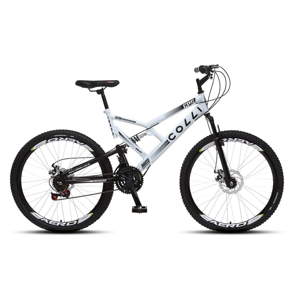 Bicicleta Colli Bike GPS Aro 26 Freio a Disco – Branca