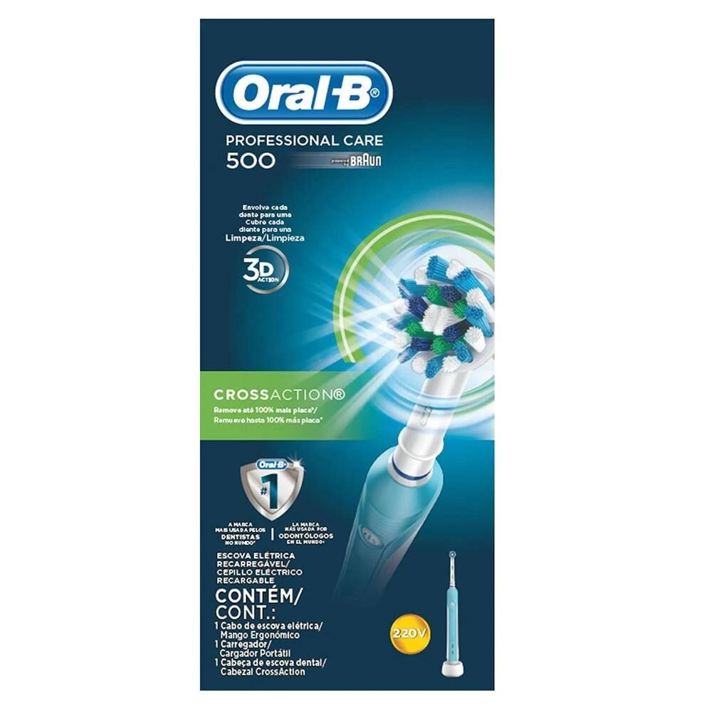 Escova de Dente Elétrica Oral-B Recarregável Professional Care 500