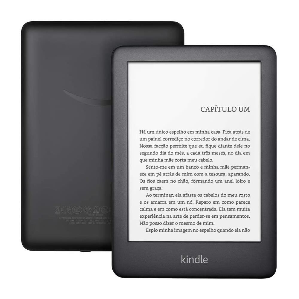 Kindle Amazon 10ª Geração com 8GB, Tela de 6” e Iluminação Embutida – Preto