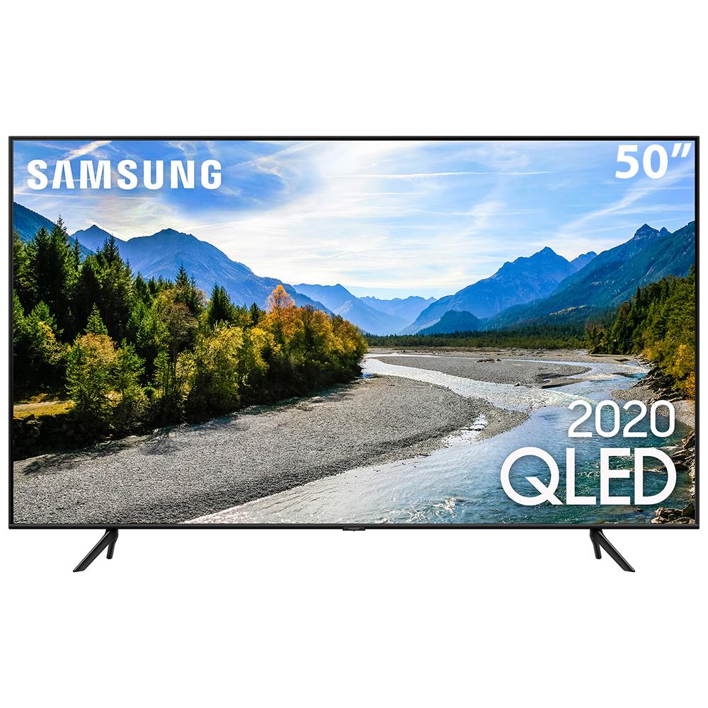 Smart TV QLED 50" UHD 4K Samsung 50Q60T Pontos Quânticos