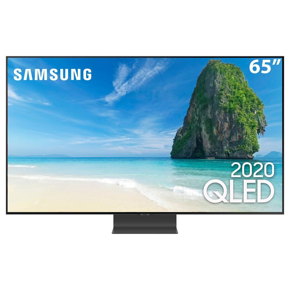 Smart TV QLED 65" 4K Samsung 65Q95T Única Conexão e Suporte No Gap, Pontos Quânticos, Alexa Built in, Som em Movimento, Borda Infinita, Modo Ambiente