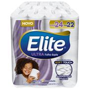 Papel Higiênico Elite Ultra Folha Dupla - 96 Rolos