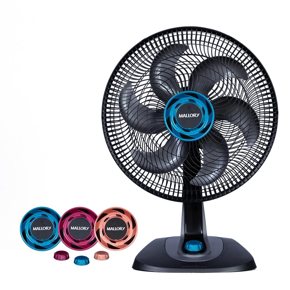 Ventilador de Mesa TS40 40cm 6 Pás 3 Velocidades 126W - Mallory