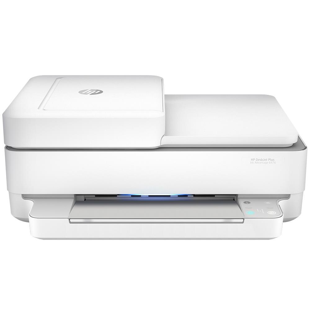 Multifuncional HP DeskJet Plus Ink Advantage 6476 Wireless - Impressora, Copiadora, Scanner e Fax
