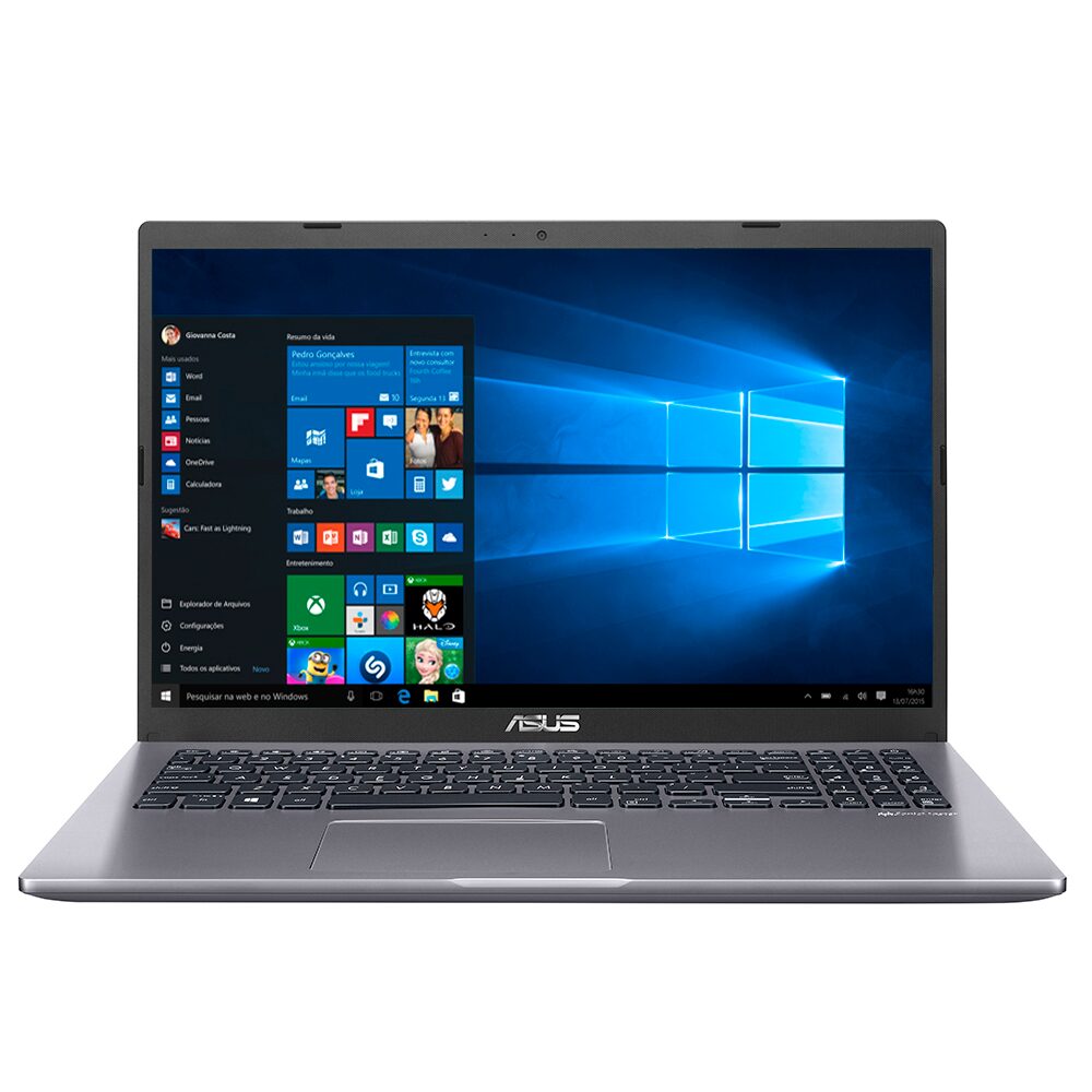 Notebook Asus RYZEN 5 3500U 8GB 1TB Tela 15,6" Windows 10 Home M509DA-BR324T – Cinza Escuro